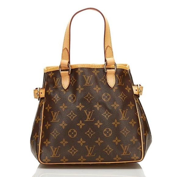 Louis Vuitton Monogram Batignolles Handbag PVC Leather Brown - Picture 3 of 8